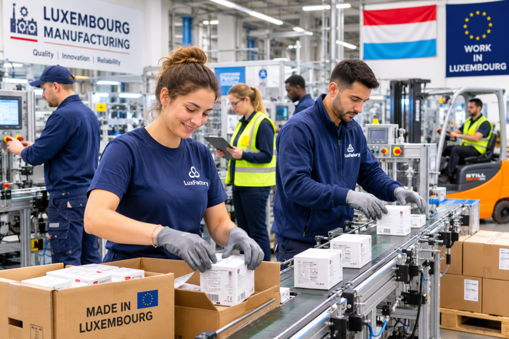 Factory Work in Luxembourg with Visa Sponsorship 2026