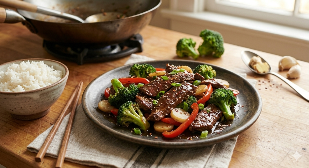 20-Minute Beef and Broccoli Stir Fry (Easy Weeknight Dinner)