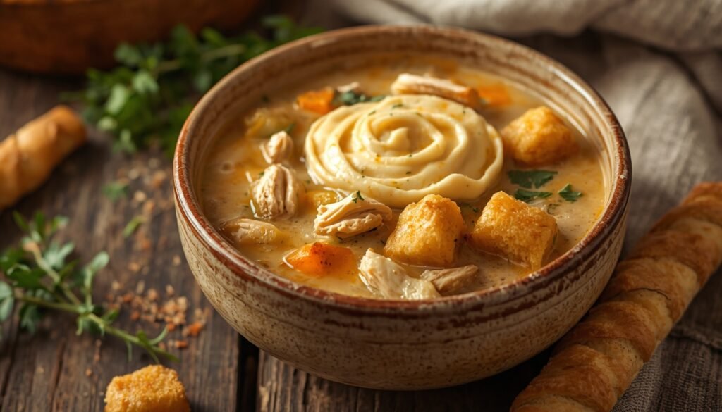Creamy Chicken Pot Pie Soup