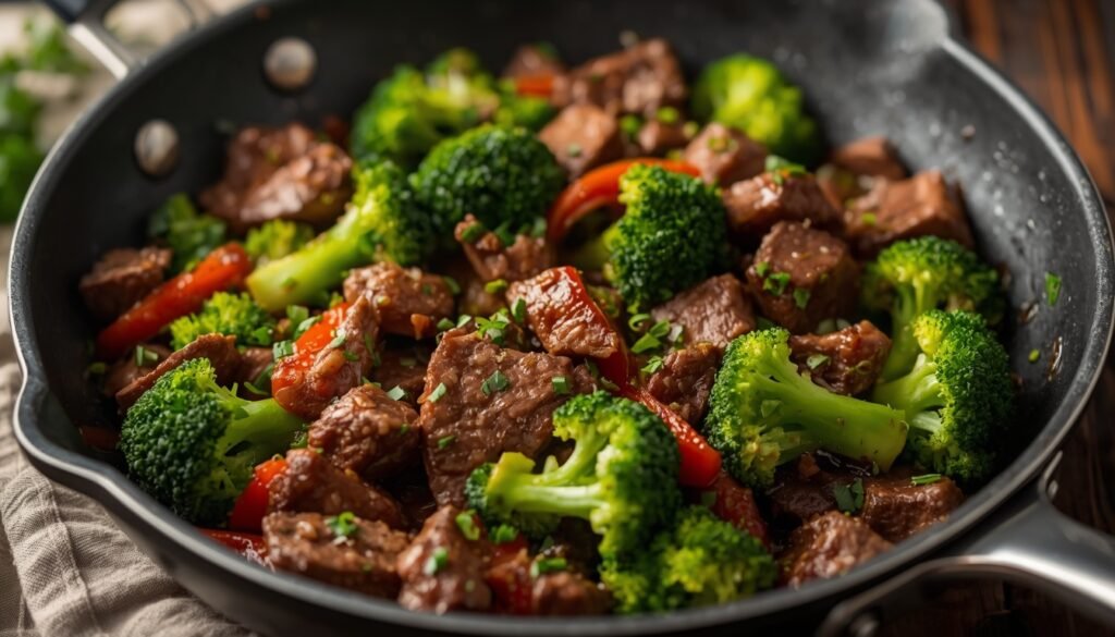 One-Pan Beef and Broccoli Stir Fry