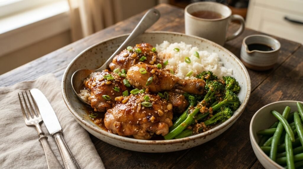Slow Cooker Honey Garlic Chicken
