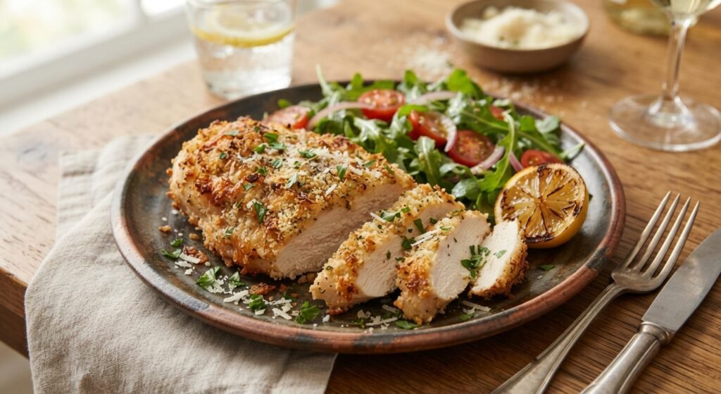 Baked Parmesan Crusted Chicken