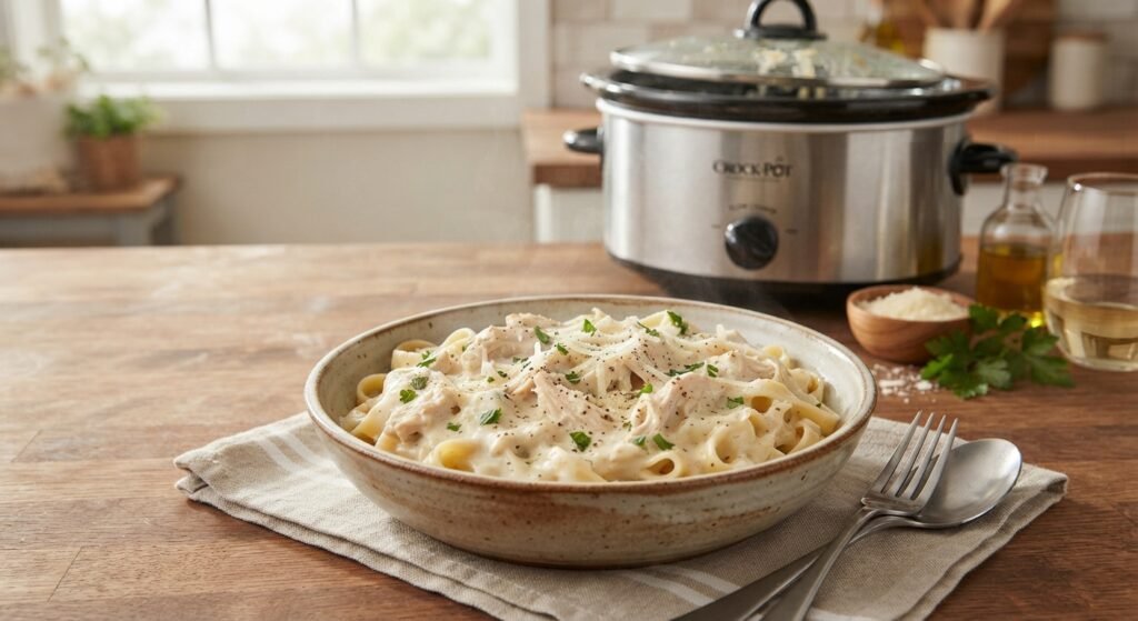 Slow Cooker Chicken Alfredo