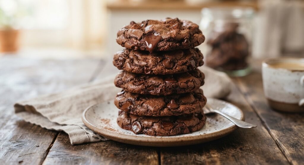 Double Chocolate Chip Cookies