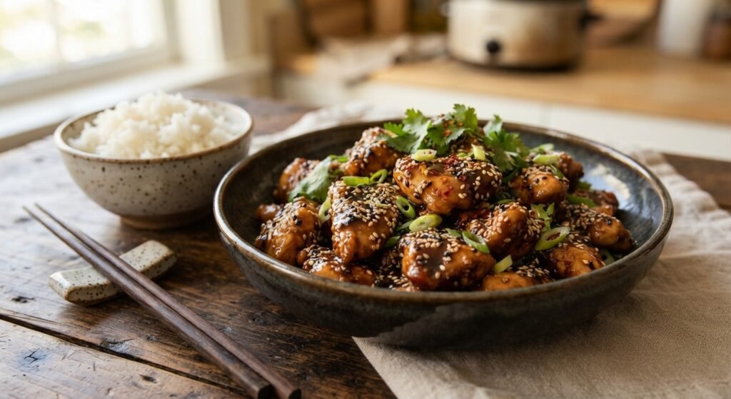 Slow Cooker Sesame Chicken