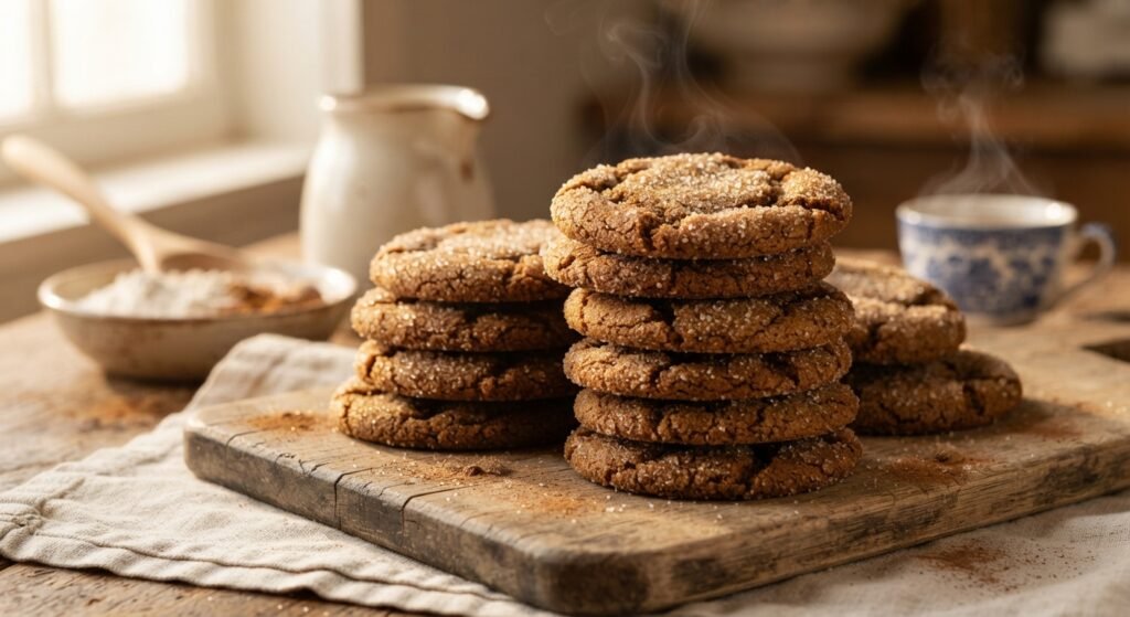 Soft Molasses Cookies