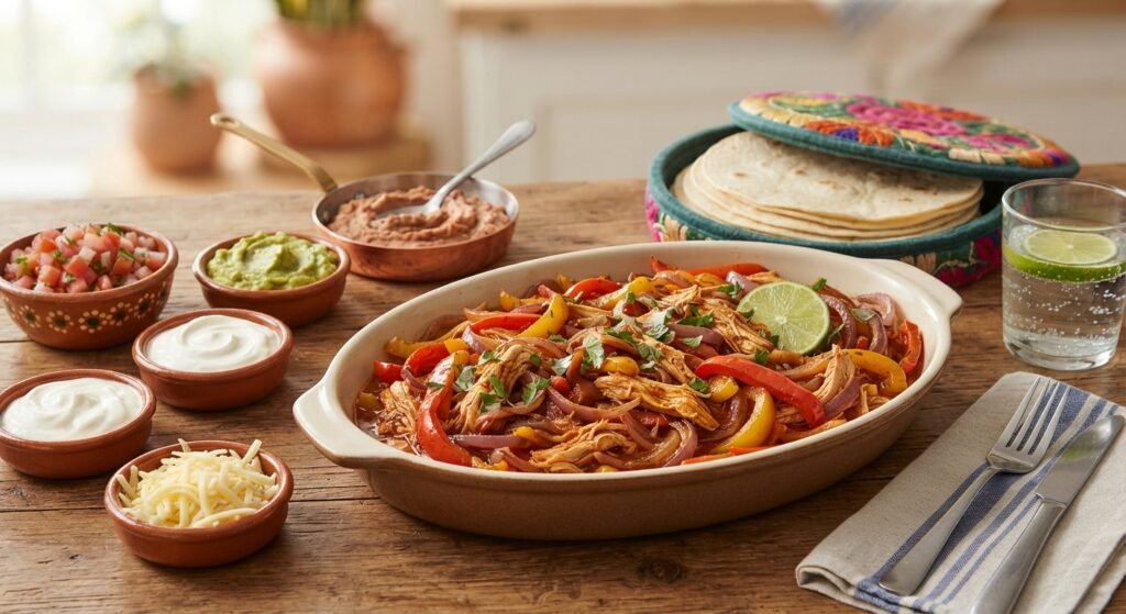 Slow Cooker Chicken Fajitas