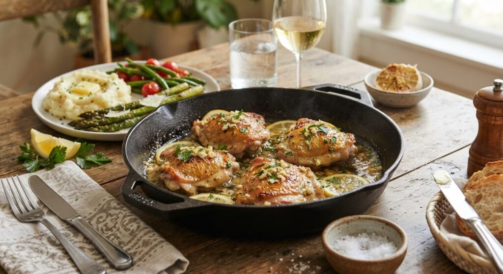 Garlic Butter Chicken Dinner