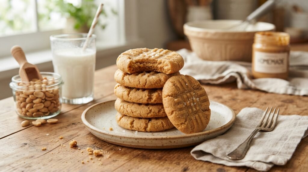 Soft & Chewy Peanut Butter Cookies