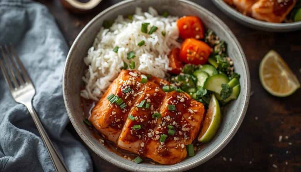 Teriyaki Salmon Meal Prep Bowls