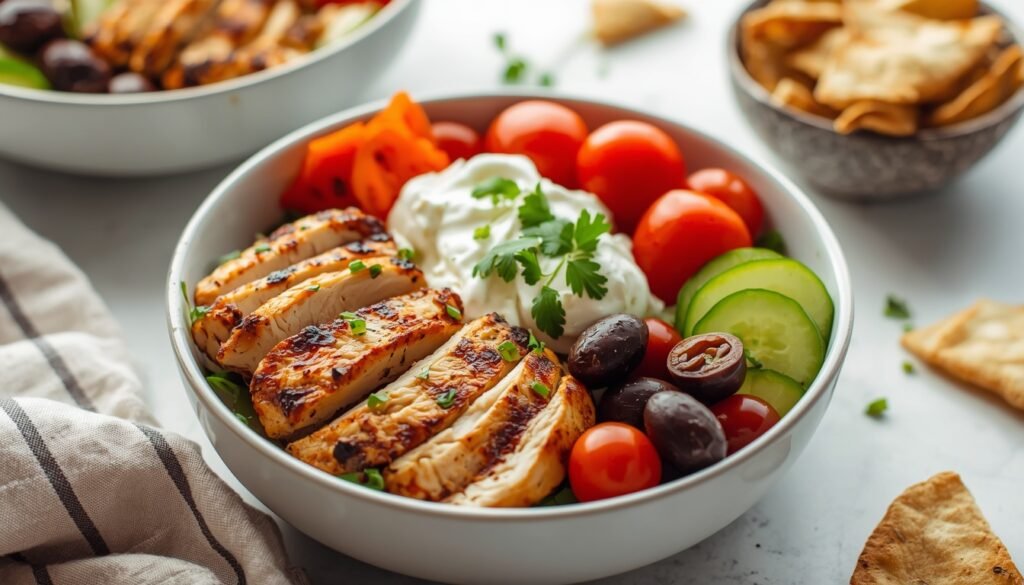 Greek Chicken Meal Prep Bowls