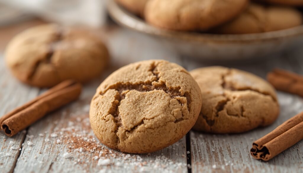 A Pinterest pin graphic, vertical 2:3 portrait format, designed to be eye-catching and scroll-stopping. Top third has a bold, high-contrast cinnamon-red banner with large bold white sans-serif text overlay reading "THESE SNICKERDOODLES ARE SO SOFT THEY MELT IN YOUR MOUTH" centered, dramatic punchy typography. Bottom two-thirds shows an extreme close-up macro shot of a snickerdoodle cookie being pulled apart, soft gooey center stretching slightly, cinnamon sugar visible on the crackled top, intense warm lighting with strong highlights, high saturation and contrast, shallow depth of field. Small rounded badge near the bottom reading "EASY EATS DAILY" in white text on a dark red pill shape. High resolution, no watermark, no extra text.